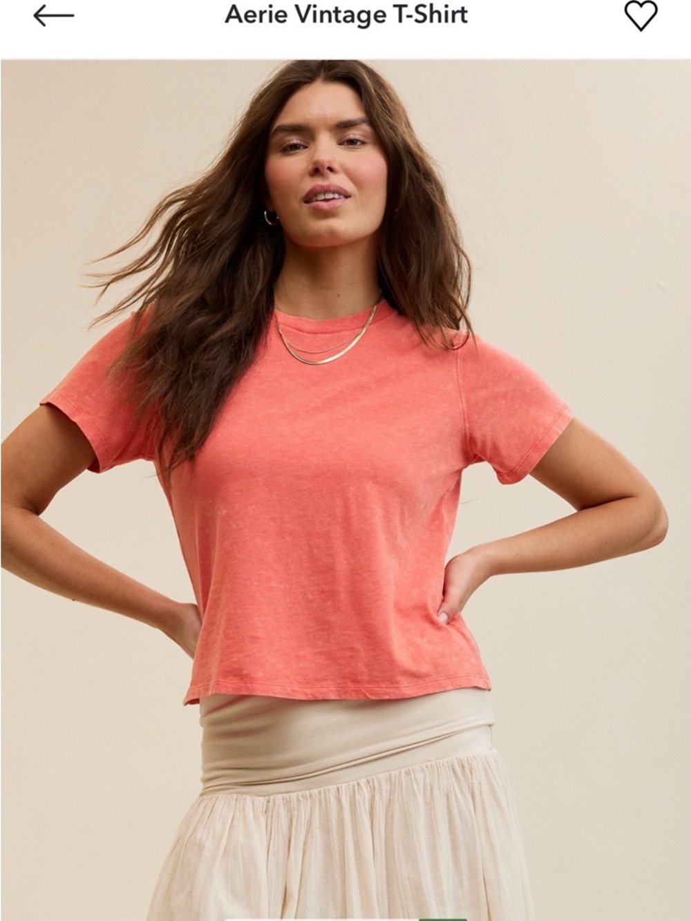 American Eagle Aerie Vintage T~ shirt 
Size Medium
